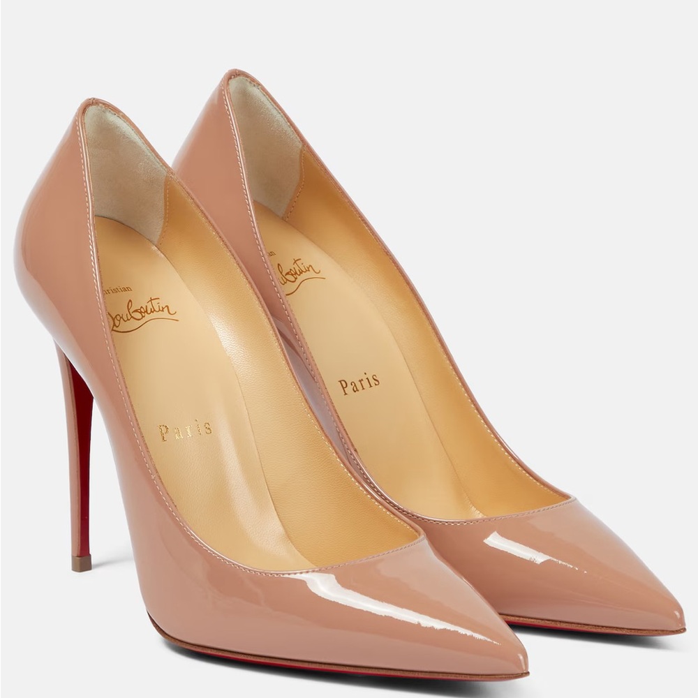 Christian Louboutin Blush Patent Leather Heels